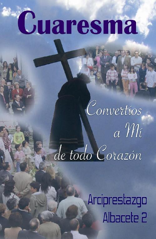 Cartel anunciador de la Cuaresma en el Arciprestazgo 2 de Albacete
